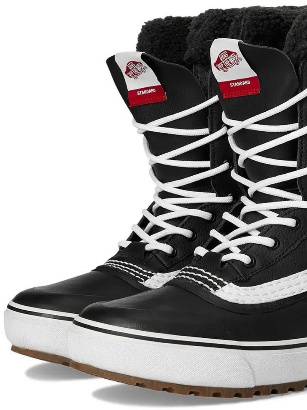 Vans UMTE" Standard Waterproof Boots Women Size 8 Men 6.5 Color Black/White NEW!
